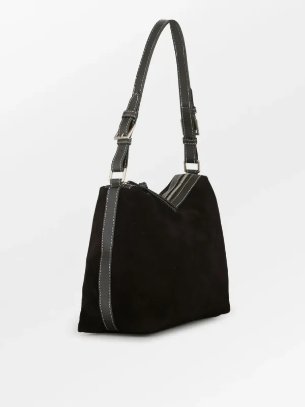 Suede Ginni Medi Bag Black Beck Söndergaard