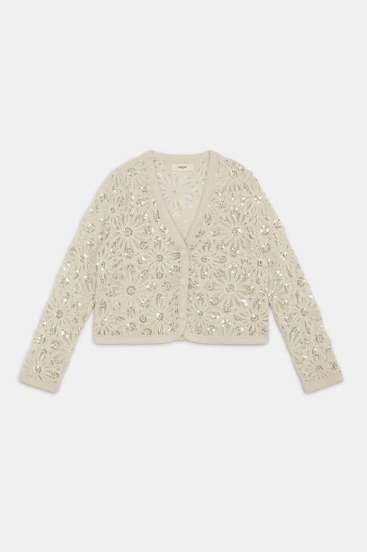 Veste Dario Beige Cardigan Suncoo Paris