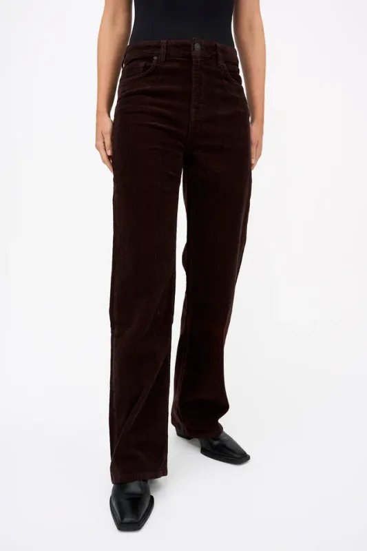 TRW-Brown Jeans Corduroy Black Coffee Tomorrow