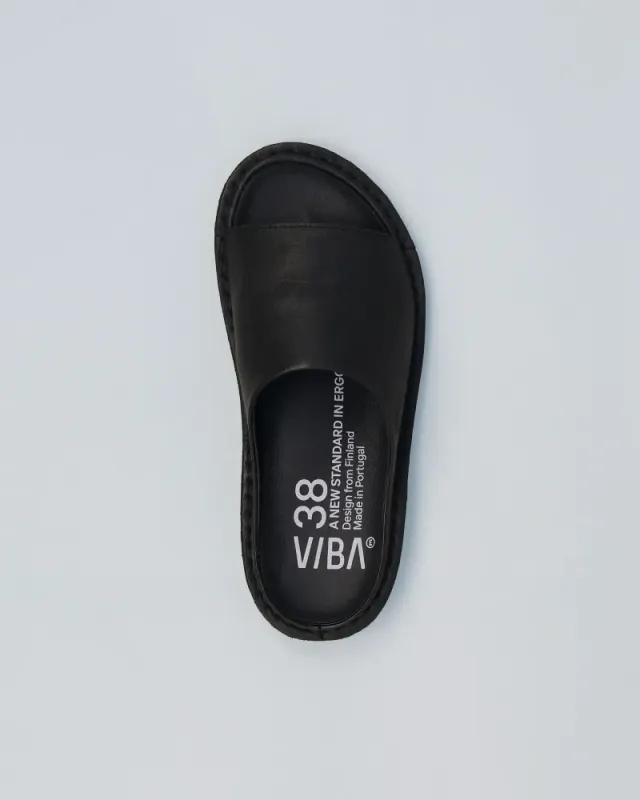 SAINT TROPEZ Petro Black Sandal Viba