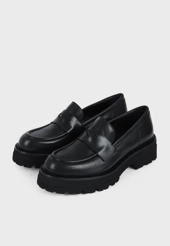 Isola Chunky Loafer Black Bukela