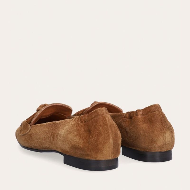 A9419 Tabac Babysilk Suede Loafers Billi BI