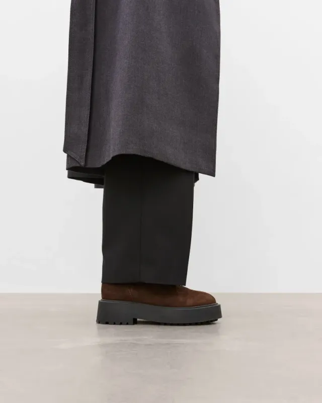 Alma Suede Brown Boots Flattered 