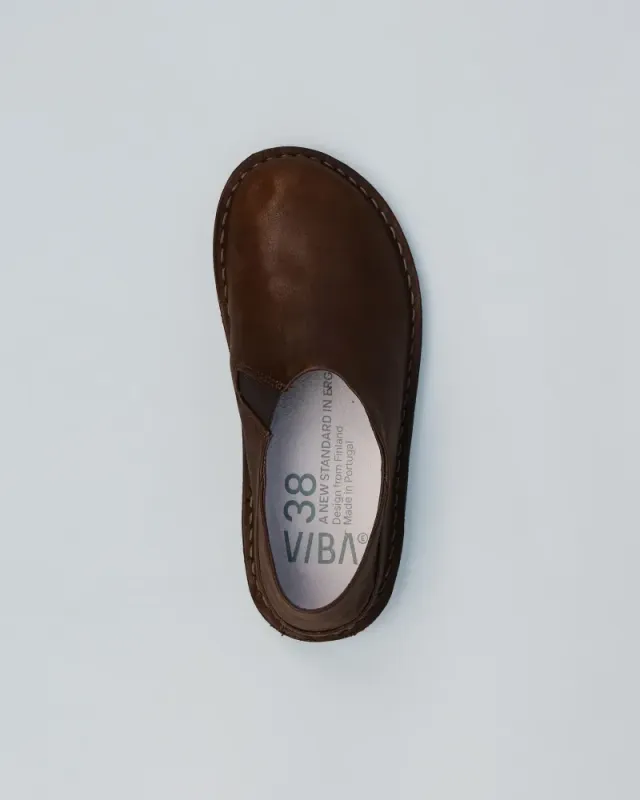 Zuma Leather Cocoa Brown Viba