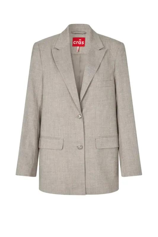 Dianacras Blazer Greige Rhinestone Cras