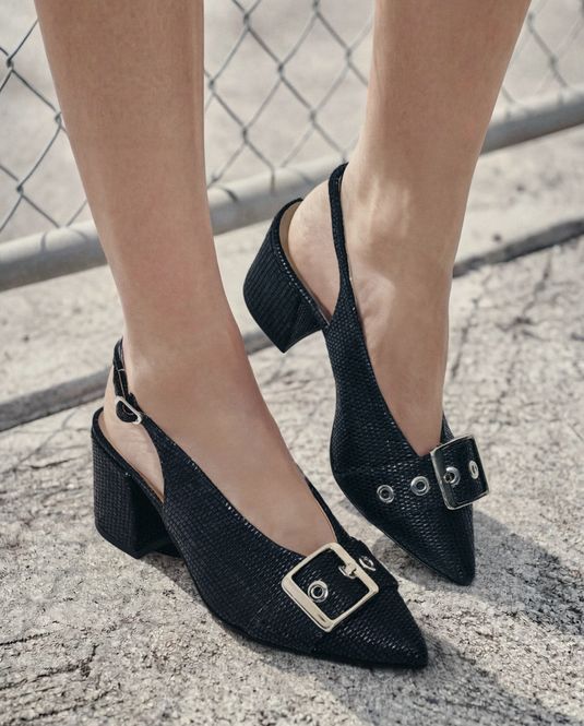Hovedbilde 2101 Juta Nero Slingback Pumps Laura Bellariva