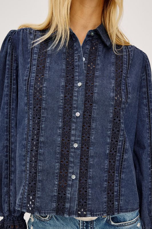 Rowen Blouse Classic Blue Rails