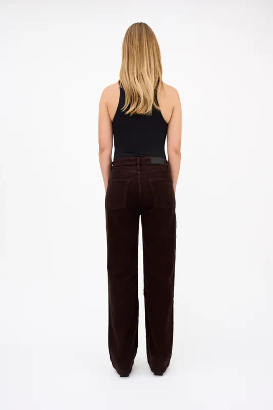 TRW-Brown Jeans Corduroy Black Coffee Tomorrow