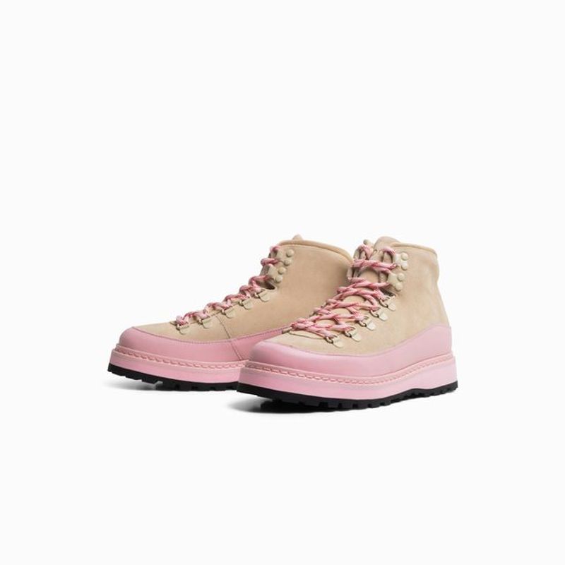 Core Cap Suede Beigepink Vintersko Mono