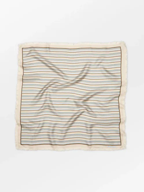 Hovedbilde Scallopia Striped Sia Scarf Brich White ...