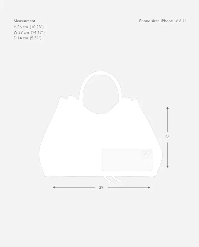 Maris Tote Bag Leather Black Flattered