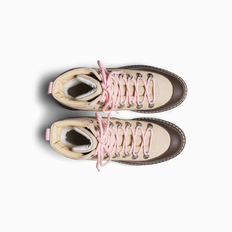 Hiking Cap Sand Brown Pink Vintersko Mono