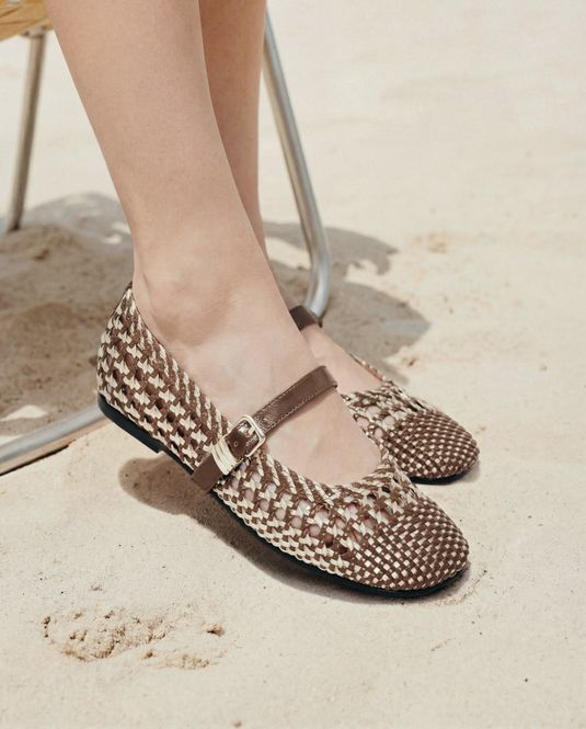 Hovedbilde 2037 Woven Bruciato/Platino Mary-Jane Laura ...