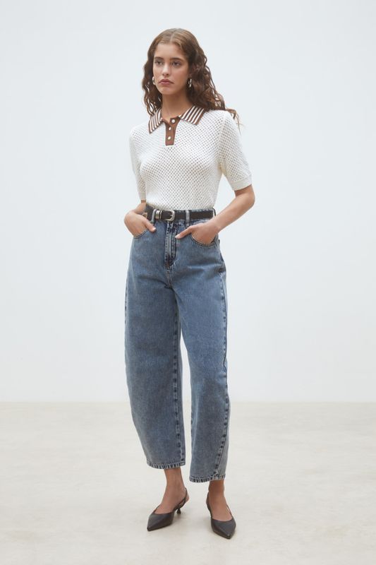 Pull Perigue Blanc Casse Suncoo Paris