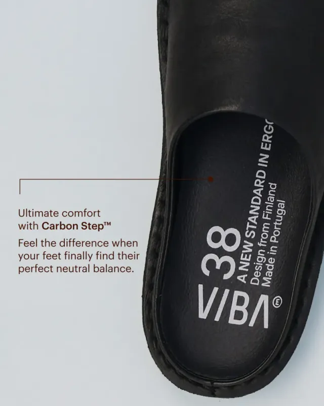 SAINT TROPEZ Petro Black Sandal Viba