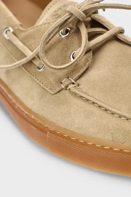 Hovedbilde CPH160 Suede Sand båtsko Copenhagen Studios