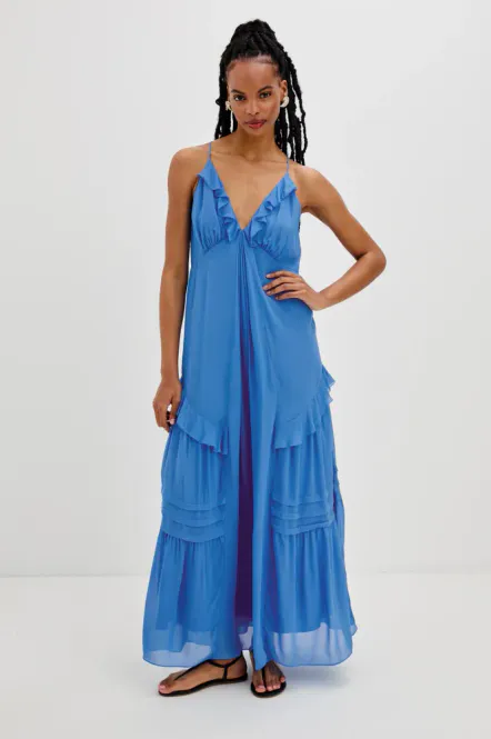 Hovedbilde Boa French Blue Maxi kjole fra Rails